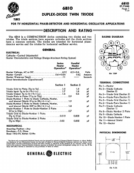 ET-T1646 Datasheet PDF General Electric Company