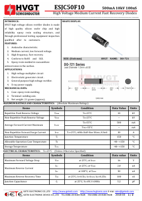 ESJC50F10 Datasheet PDF getedz electronics
