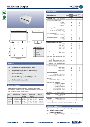 MS06933 Datasheet PDF Golledge Electronics Ltd