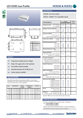 MS08441 Datasheet PDF Golledge Electronics Ltd