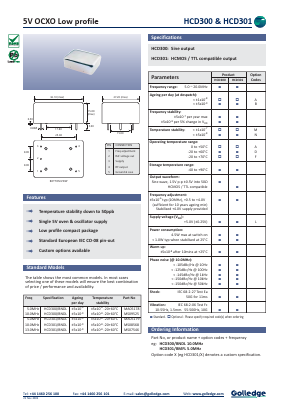 MS08568 Datasheet PDF Golledge Electronics Ltd