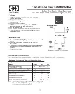 1.5SMC13CA Datasheet PDF GOOD-ARK