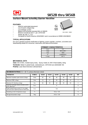 SK56B Datasheet PDF GOOD-ARK