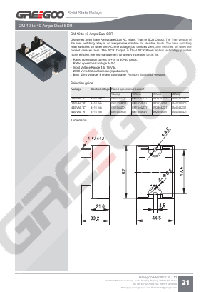 GM1024ZD1 Datasheet PDF GREEGOO Electric Co.,Ltd.