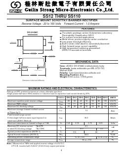 SS18 Datasheet PDF Guilin Strong Micro-Electronics Co., Ltd.