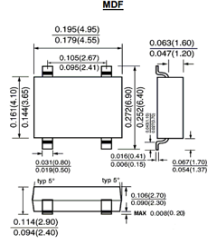 MD04 Datasheet PDF Gulf Semiconductor