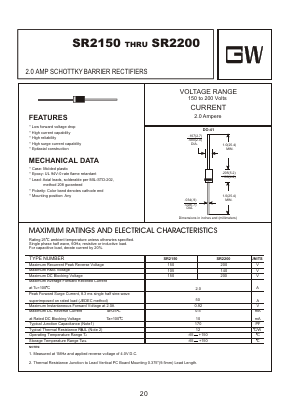 SR2150 Datasheet PDF Goodwork Semiconductor Co., Ltd.