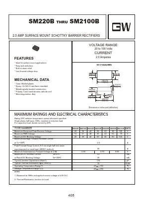 SM220B Datasheet PDF Goodwork Semiconductor Co., Ltd.