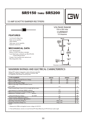 SR5150 Datasheet PDF Goodwork Semiconductor Co., Ltd.