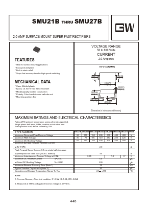 SMU21B Datasheet PDF Goodwork Semiconductor Co., Ltd.