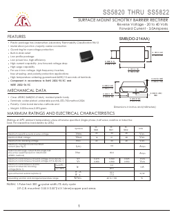 SS5820 Datasheet PDF Gaomi Xinghe Electronics Co., Ltd.
