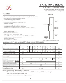 SR340 Datasheet PDF Gaomi Xinghe Electronics Co., Ltd.