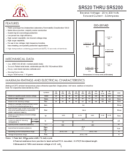 SR5200 Datasheet PDF Gaomi Xinghe Electronics Co., Ltd.