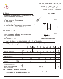 SR5100L Datasheet PDF Gaomi Xinghe Electronics Co., Ltd.