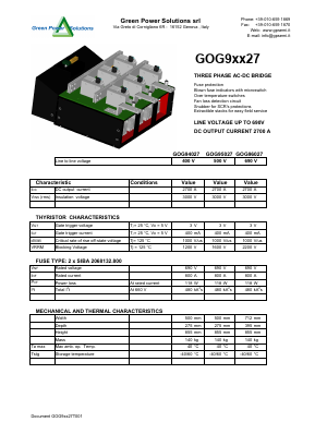 GOG94027 Datasheet PDF Green Power Semiconductors