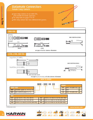 M80-0110001 Datasheet PDF Harwin Plc