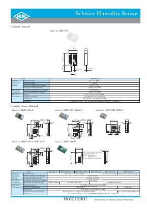 HSU-04A1-N Datasheet PDF HOKURIKU ELECTRIC INDUSTRY CO.,LTD