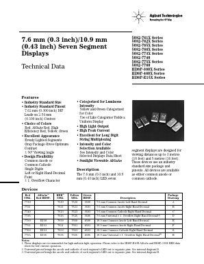 5082-7756 Datasheet PDF HP => Agilent Technologies