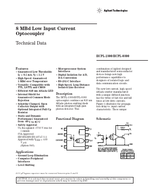 HCPL-0300-XXXE Datasheet PDF HP => Agilent Technologies