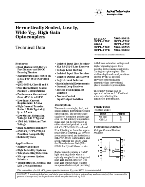 HCPL-673K-100 Datasheet PDF HP => Agilent Technologies