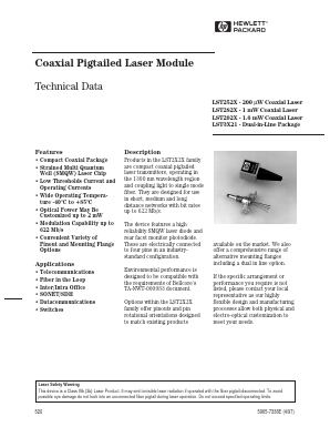 LST2525-S4-B-FP Datasheet PDF HP => Agilent Technologies