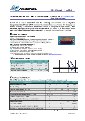 HPP804B131 Datasheet PDF Humirel