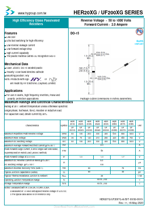UF2004G Datasheet PDF HY ELECTRONIC CORP.