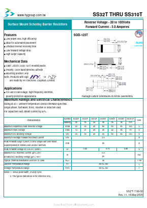 SS35T Datasheet PDF HY ELECTRONIC CORP.