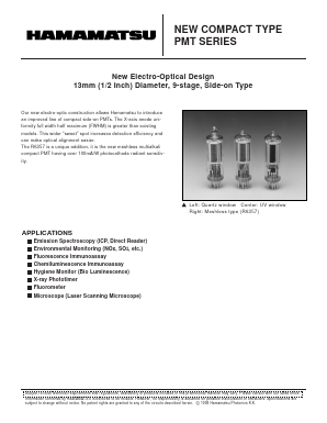 E850-13 Datasheet PDF Hamamatsu Photonics