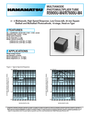 R5900U-01-M4 Datasheet PDF Hamamatsu Photonics