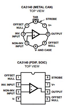 CA3140 Datasheet PDF Harris Semiconductor