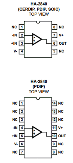 HA2840 Datasheet PDF Harris Semiconductor