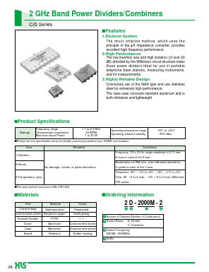 3C-2000M-1 Datasheet PDF HIROSE ELECTRIC