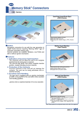 CB1A-10S-1.5H-EJR Datasheet PDF HIROSE ELECTRIC
