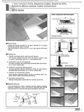 685-0025-0-05 Datasheet PDF HIROSE ELECTRIC
