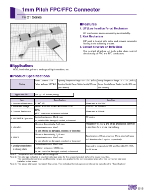 FH21-26S-1DS Datasheet PDF HIROSE ELECTRIC