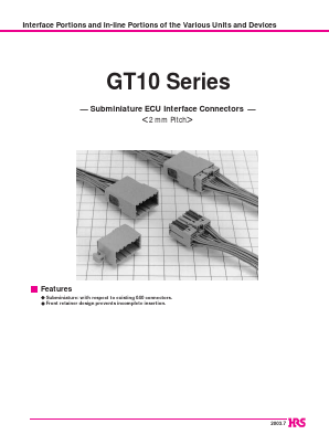 GT10-16DP-DS Datasheet PDF HIROSE ELECTRIC