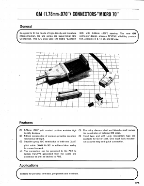 QM40-8PA-PR1 Datasheet PDF HIROSE ELECTRIC