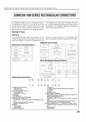 P-1620BG(09) Datasheet PDF HIROSE ELECTRIC