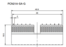 PCN21B-SC-G Datasheet PDF HIROSE ELECTRIC
