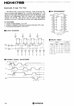 HD14175 Datasheet PDF Hitachi -> Renesas Electronics