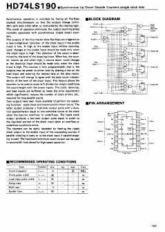 74LS190 Datasheet PDF Hitachi -> Renesas Electronics