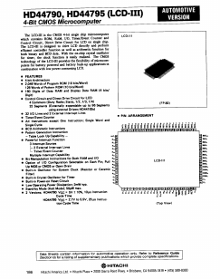 HD44795 Datasheet PDF Hitachi -> Renesas Electronics