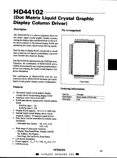 HD44102D Datasheet PDF Hitachi -> Renesas Electronics