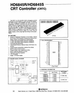 HD68A45SP Datasheet PDF Hitachi -> Renesas Electronics