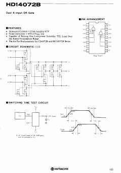 HD14072B Datasheet PDF Hitachi -> Renesas Electronics