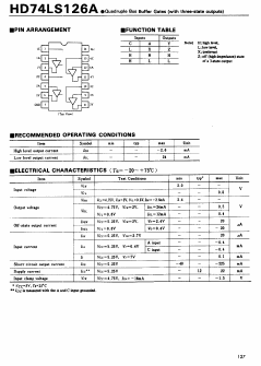 HD74LS126A Datasheet PDF Hitachi -> Renesas Electronics