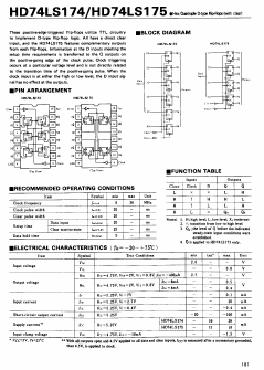 74LS174 Datasheet PDF Hitachi -> Renesas Electronics
