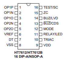 HT7612 Datasheet PDF Holtek Semiconductor