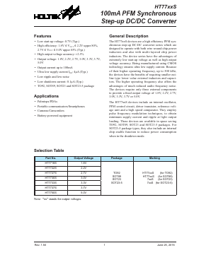 HT7750S Datasheet PDF Holtek Semiconductor